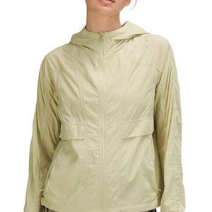 Lululemon Ladies Size 8  Dew Green Light Packable Waist Pouch Bomber Jacket